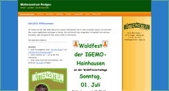 Desktop Screenshot of frauenzimmer-rodgau.de