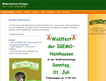 Tablet Screenshot of frauenzimmer-rodgau.de